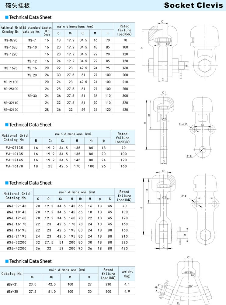 Catalog -Socket Eye W, WS